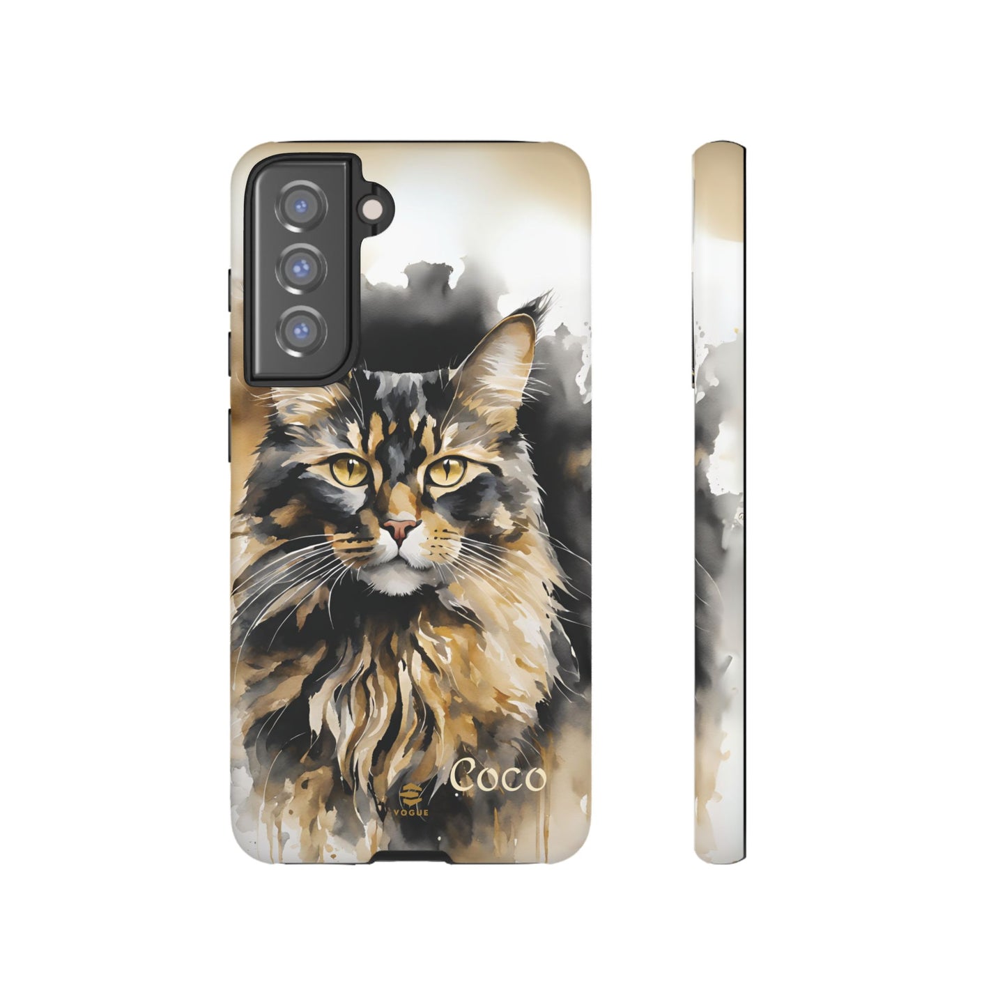 Custom Meow Cat Samsung Galaxy Tough Phone Case