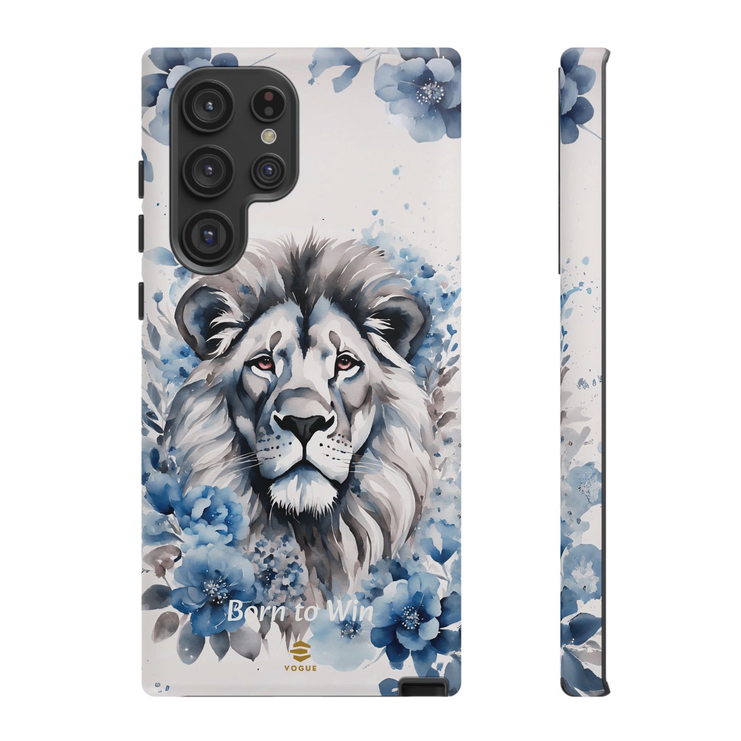 Lion Born to Win Samsung Galaxy Tough Phone Case
