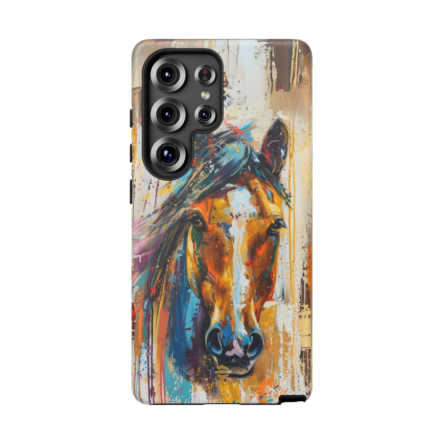Horse Art Phone Case - Samsung Galaxy - Tough Case - Brown
