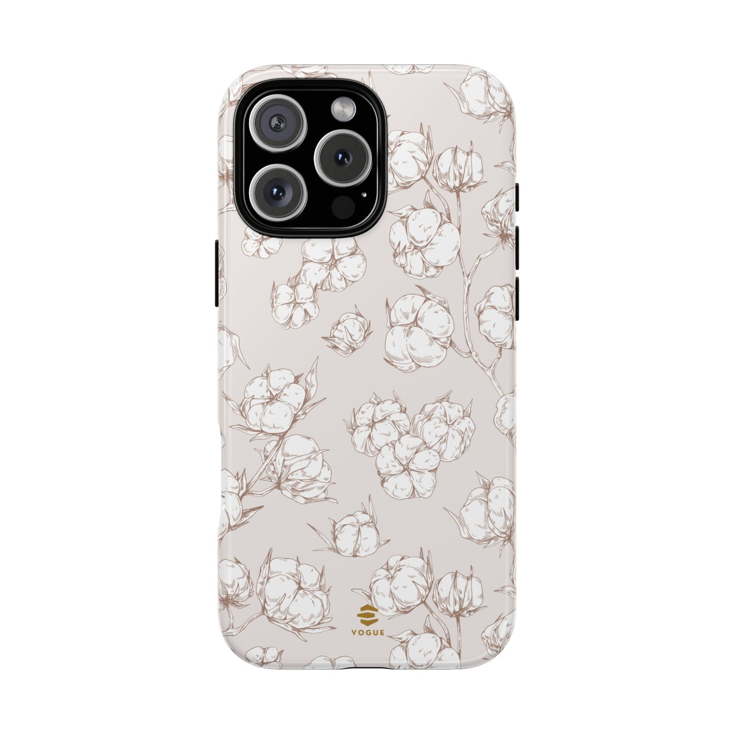 Funda para iPhone con diseño de campo de algodón