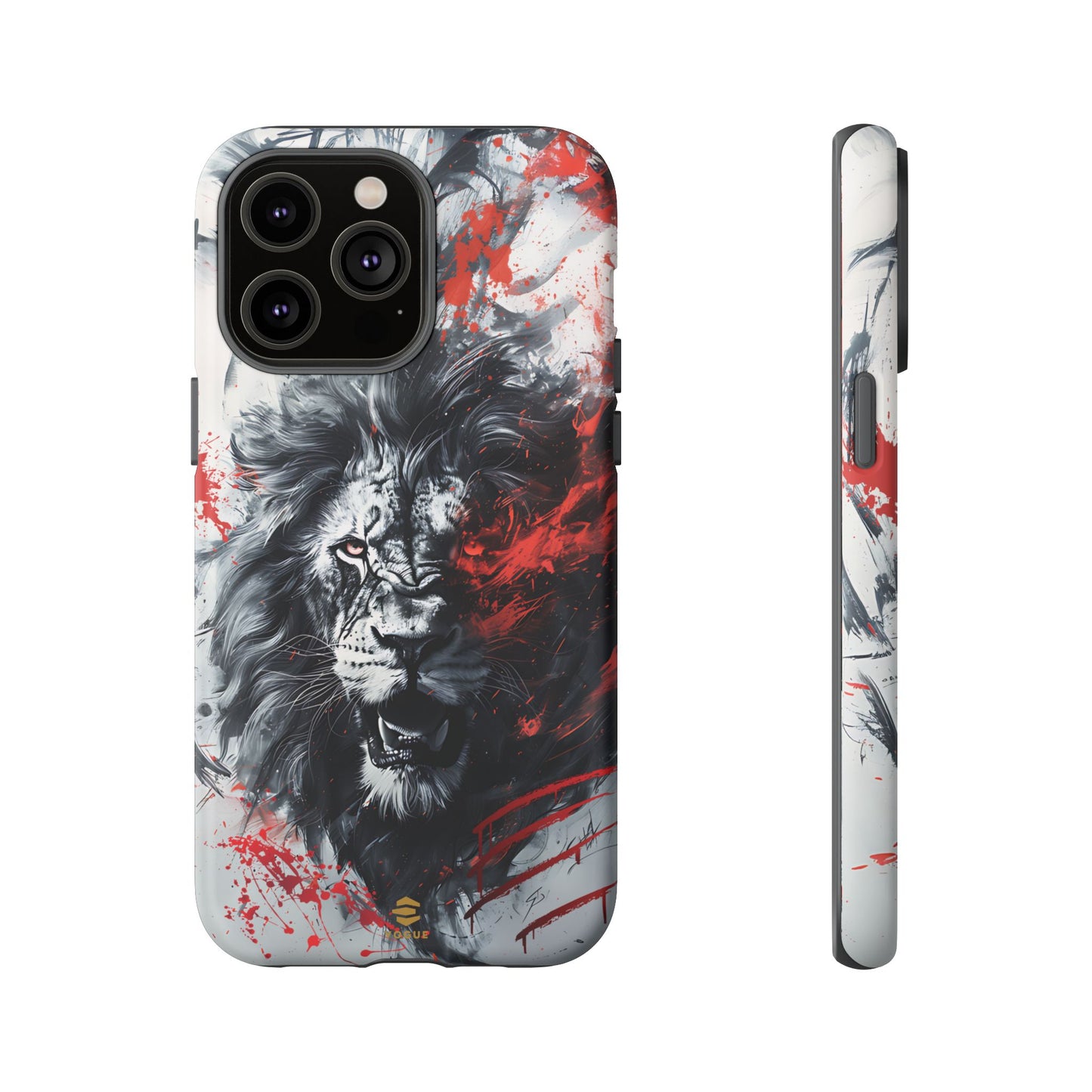 Funda para iPhone con diseño de león rugiente