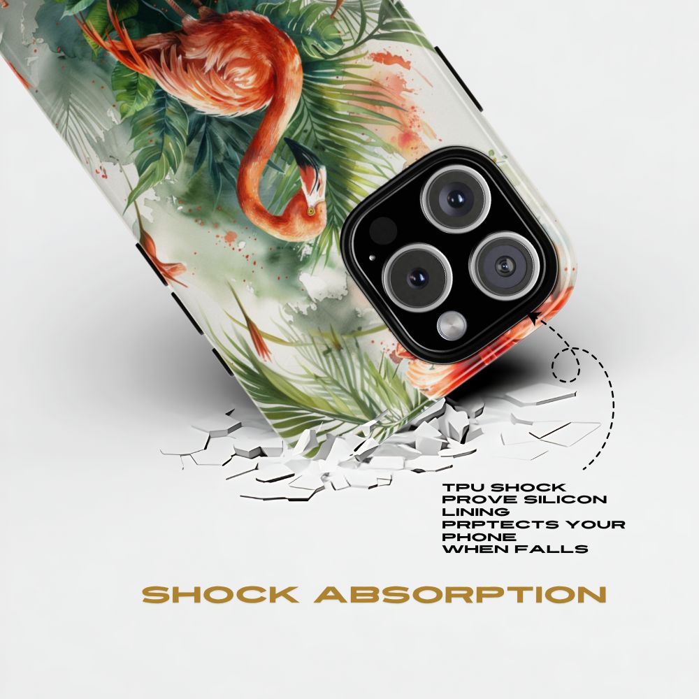 Flamingo Art Phone Case iPhone