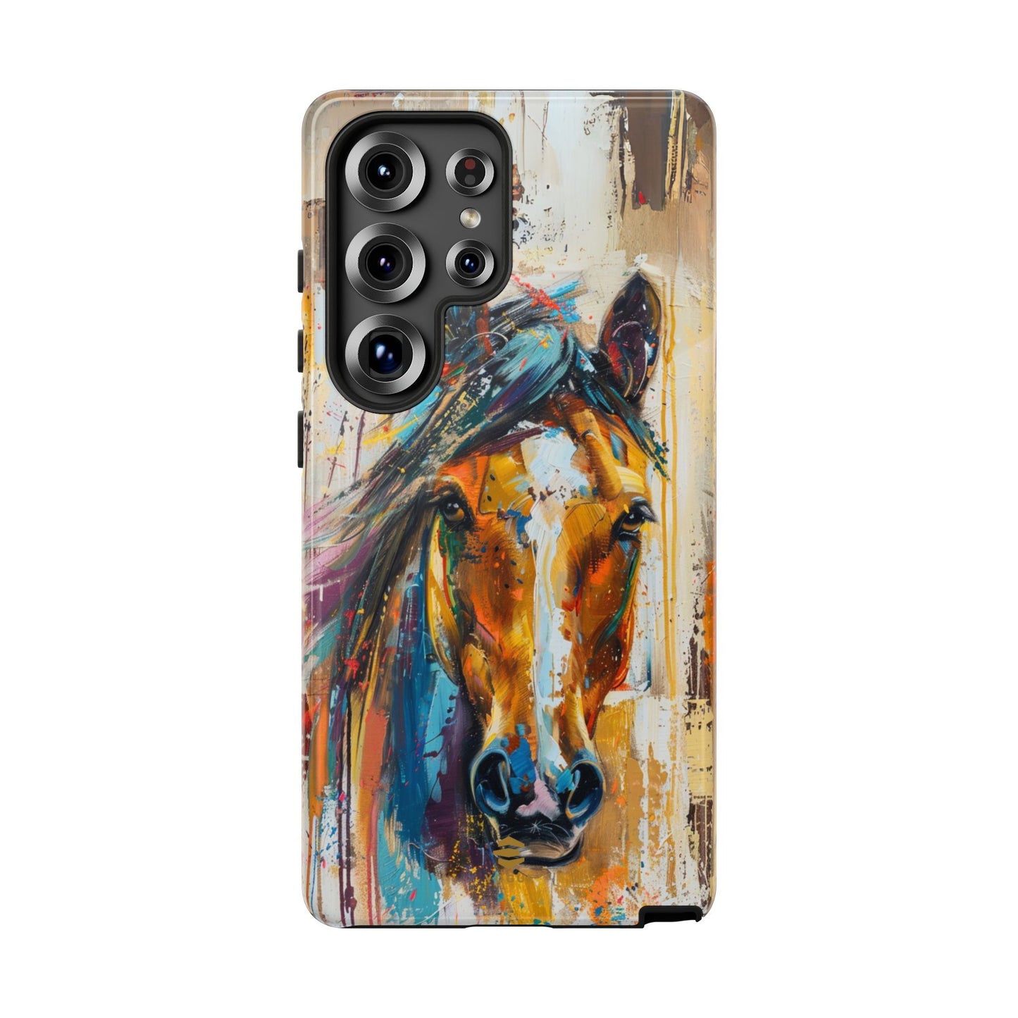 Horse Art Phone Case - Samsung Galaxy - Tough Case - Brown