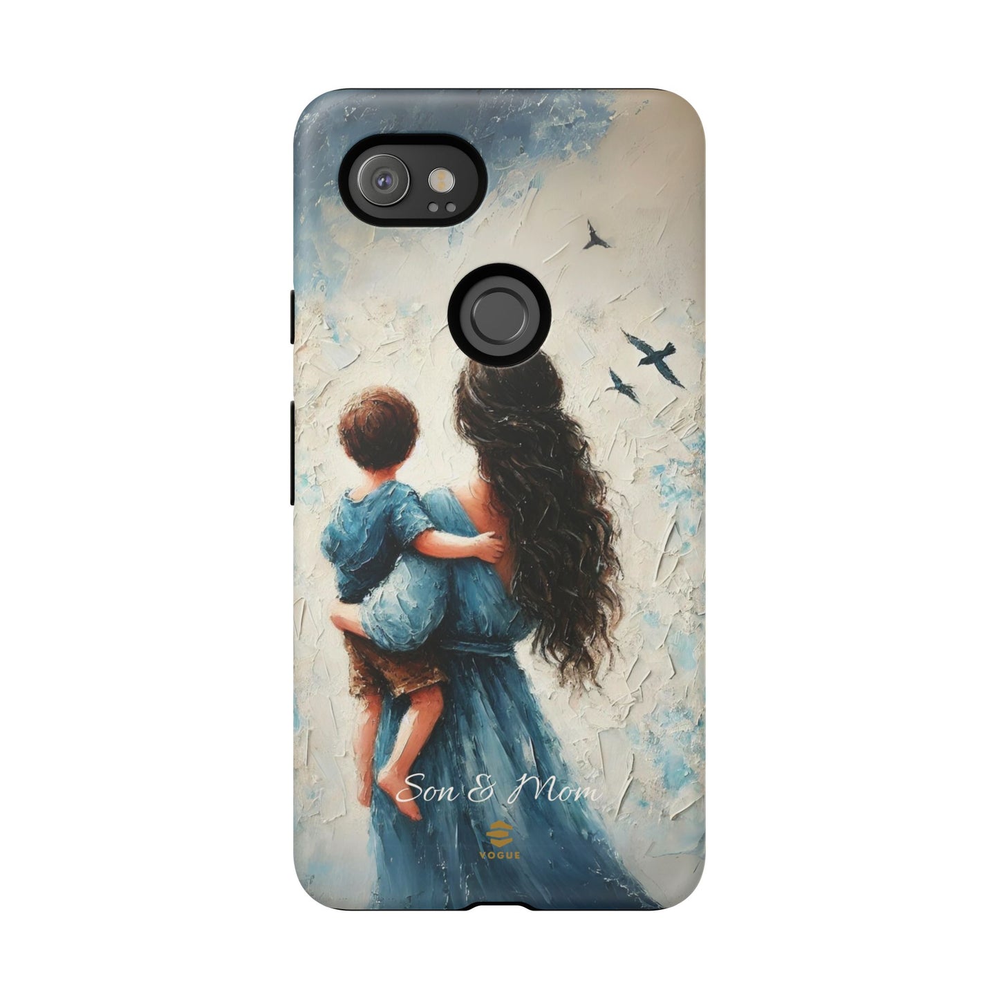 Custom Son & Mom Google Pixel Tough Phone Case