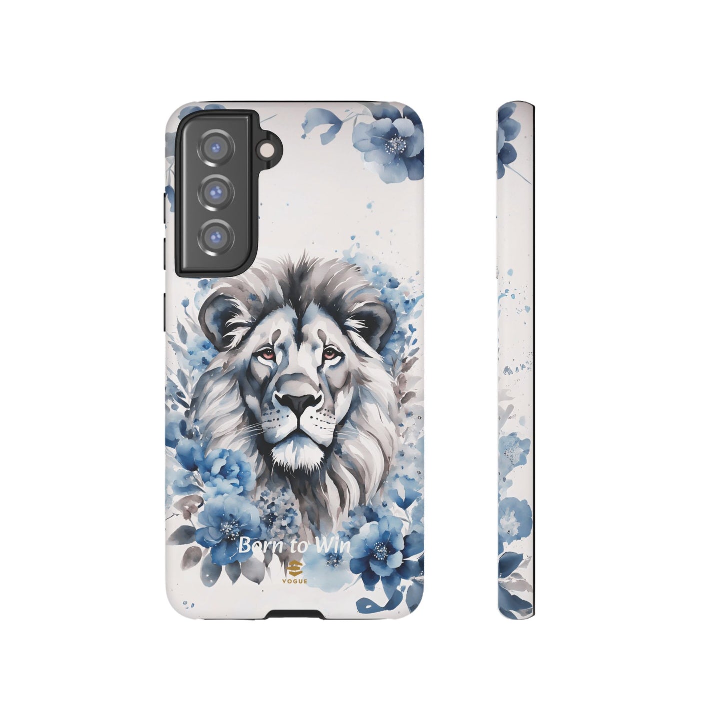 Lion Born to Win Samsung Galaxy Tough Phone Case