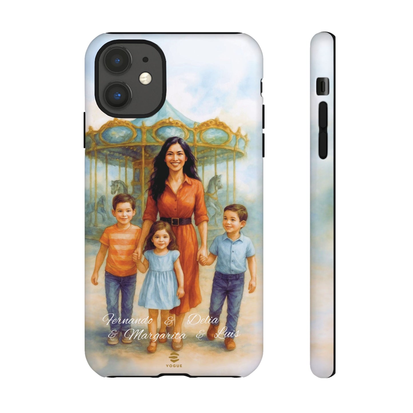Custom Fun Family Day Phone Case for iPhone