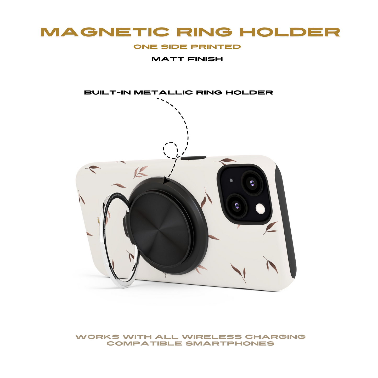 Beiges Serenity-Ladegerät mit magnetischer Induktion