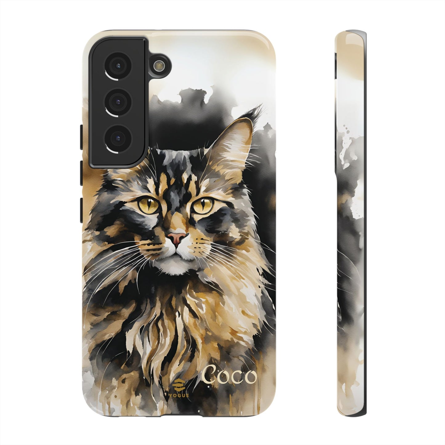 Custom Meow Cat Samsung Galaxy Tough Phone Case