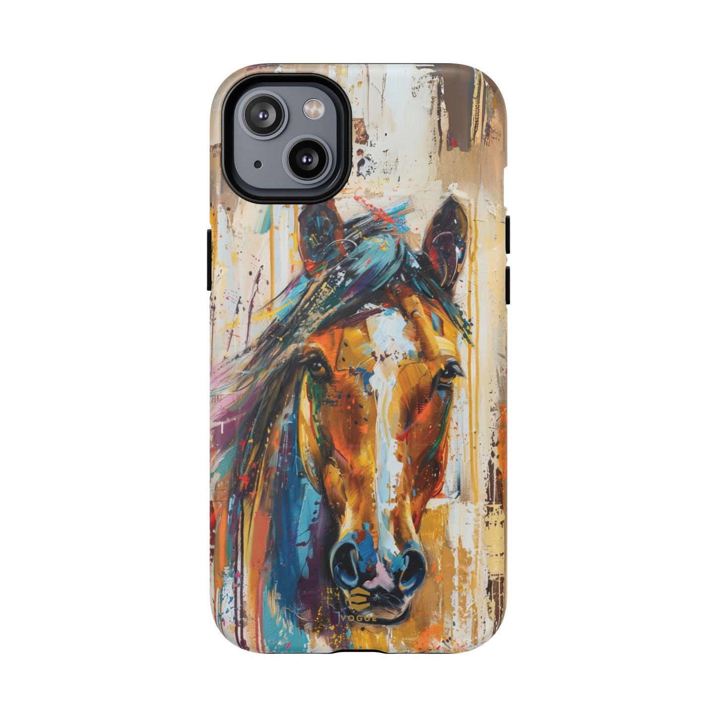 Horse Art iPhone Magsafe Phone Case Brown