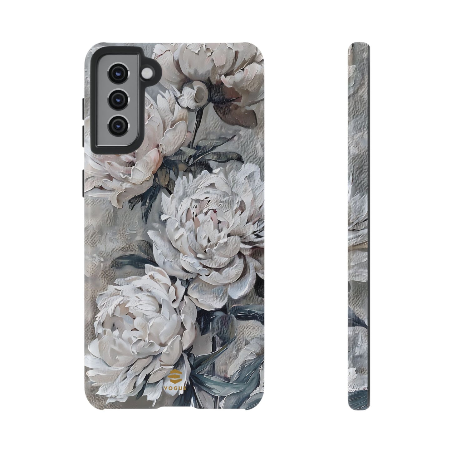 Funda para Samsung con pintura de peonías