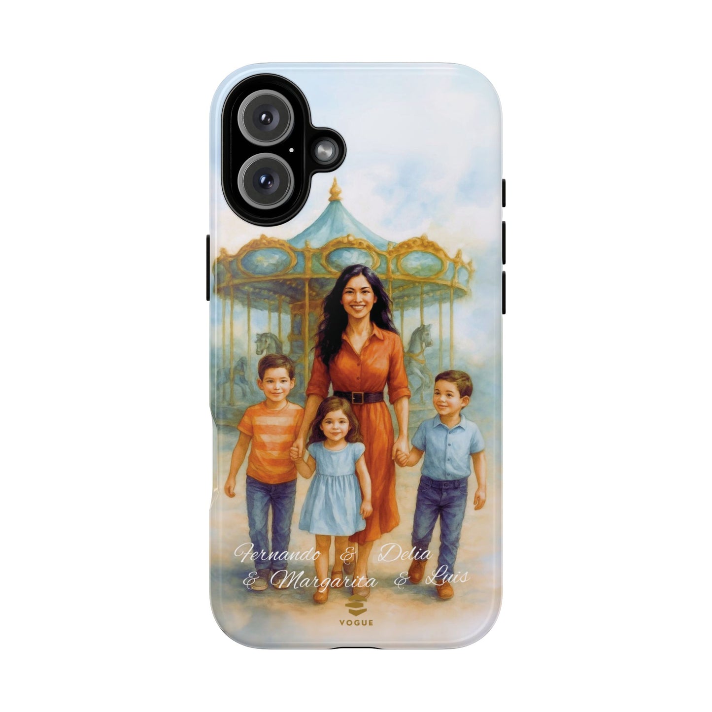 Custom Fun Family Day Phone Case for iPhone