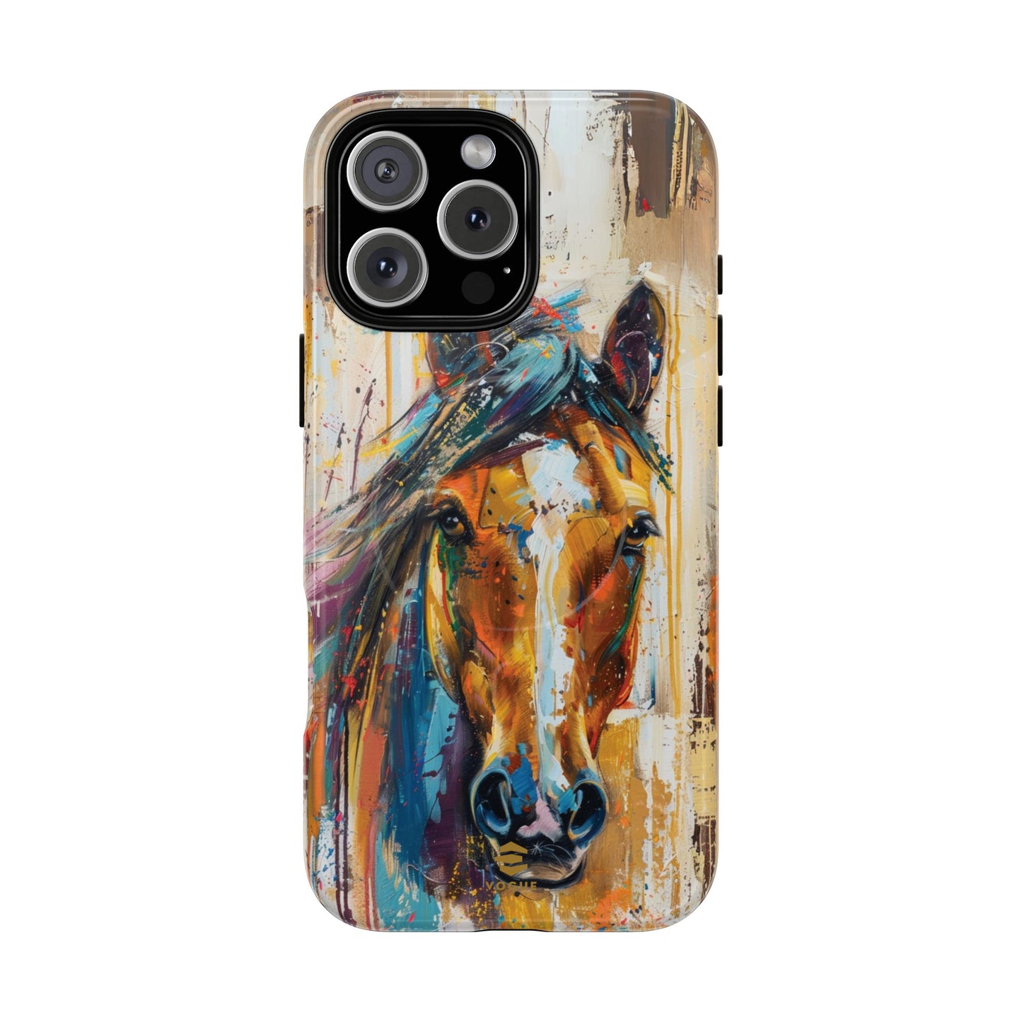 Horse Art iPhone Magsafe Phone Case Brown