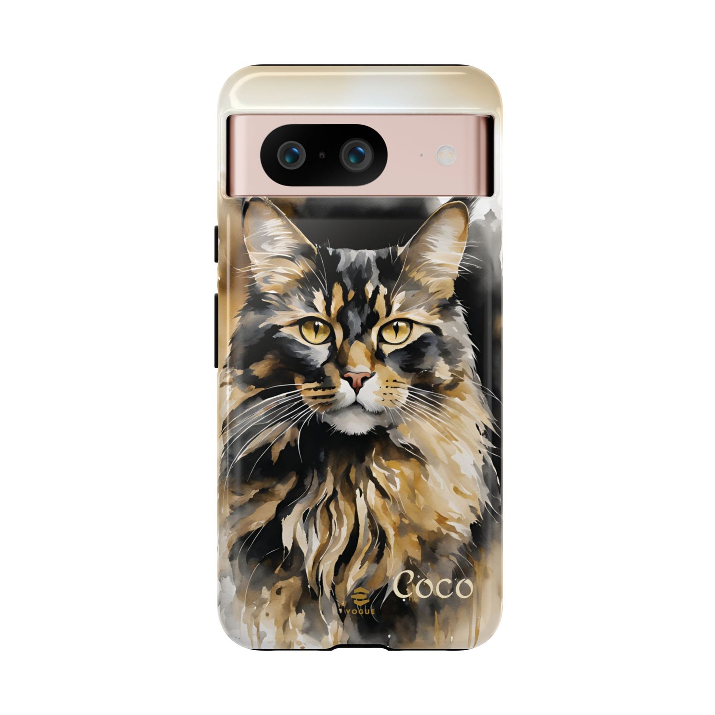 Custom Meow Cat Google Pixel Tough Phone Case