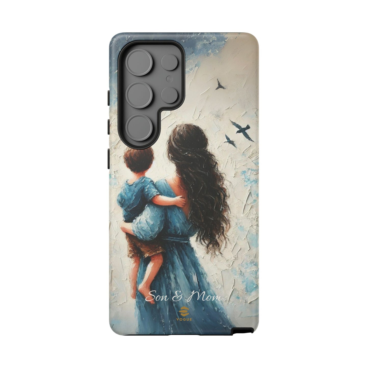 Custom Son & Mom Samsung Galaxy Tough Phone Case