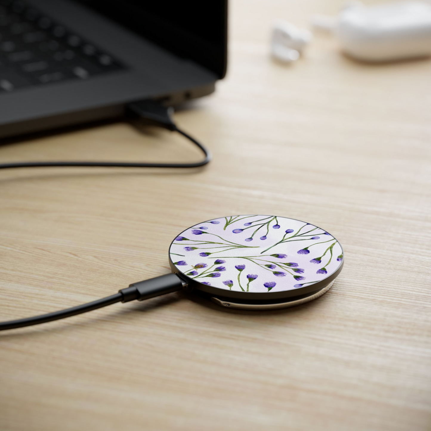 Lilac Blossom Magnetic Induction Charger