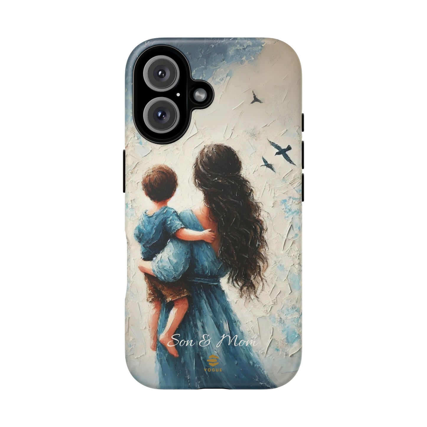 Custom Son & Mom iPhone Tough Case