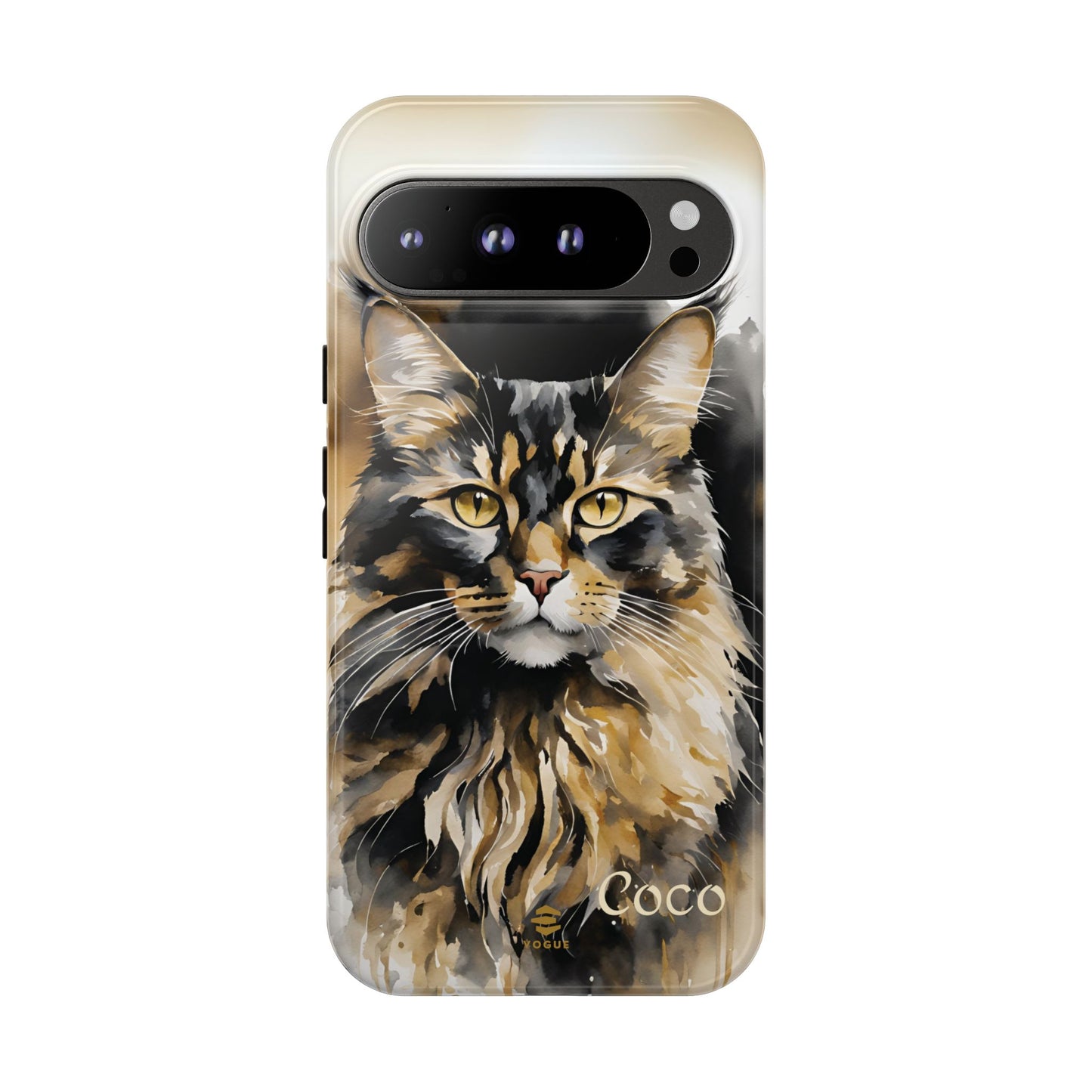 Custom Meow Cat Google Pixel Tough Phone Case
