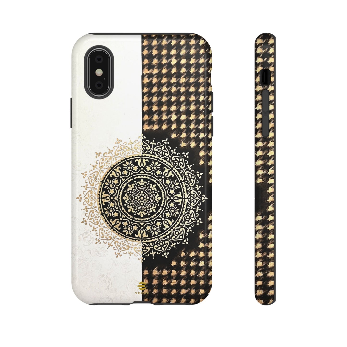 Funda para iPhone con pintura abstracta de mandala