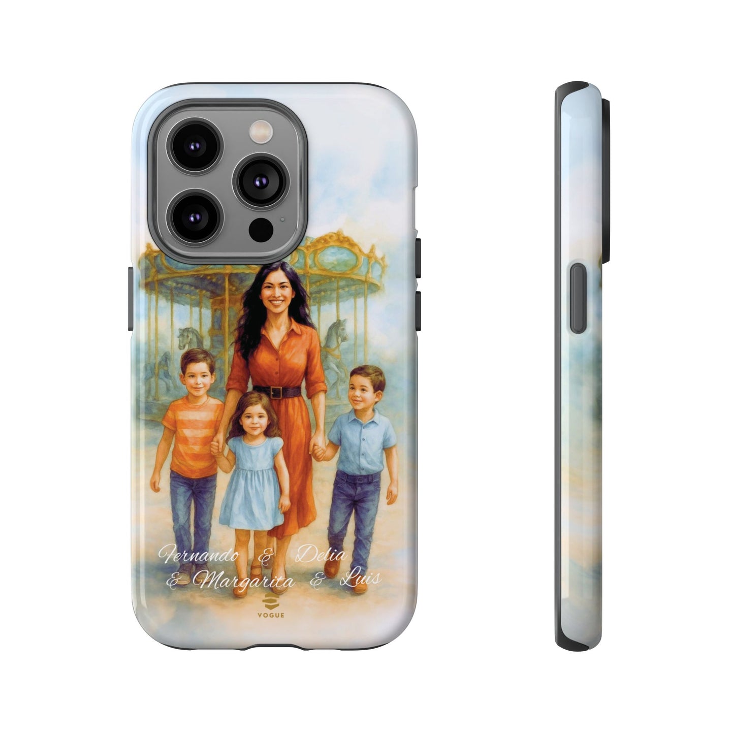 Custom Fun Family Day Phone Case for iPhone