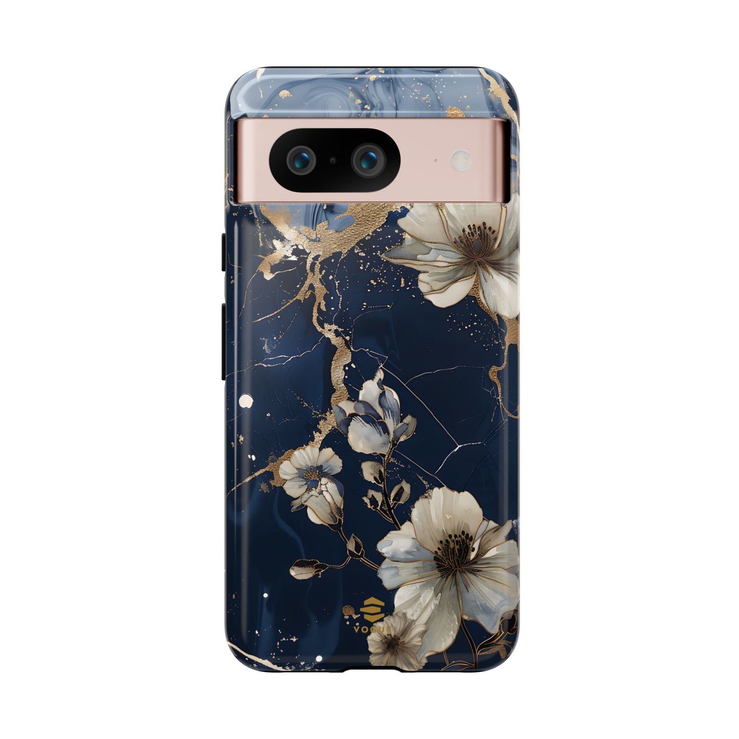 Funda para Google con diseño floral de mármol