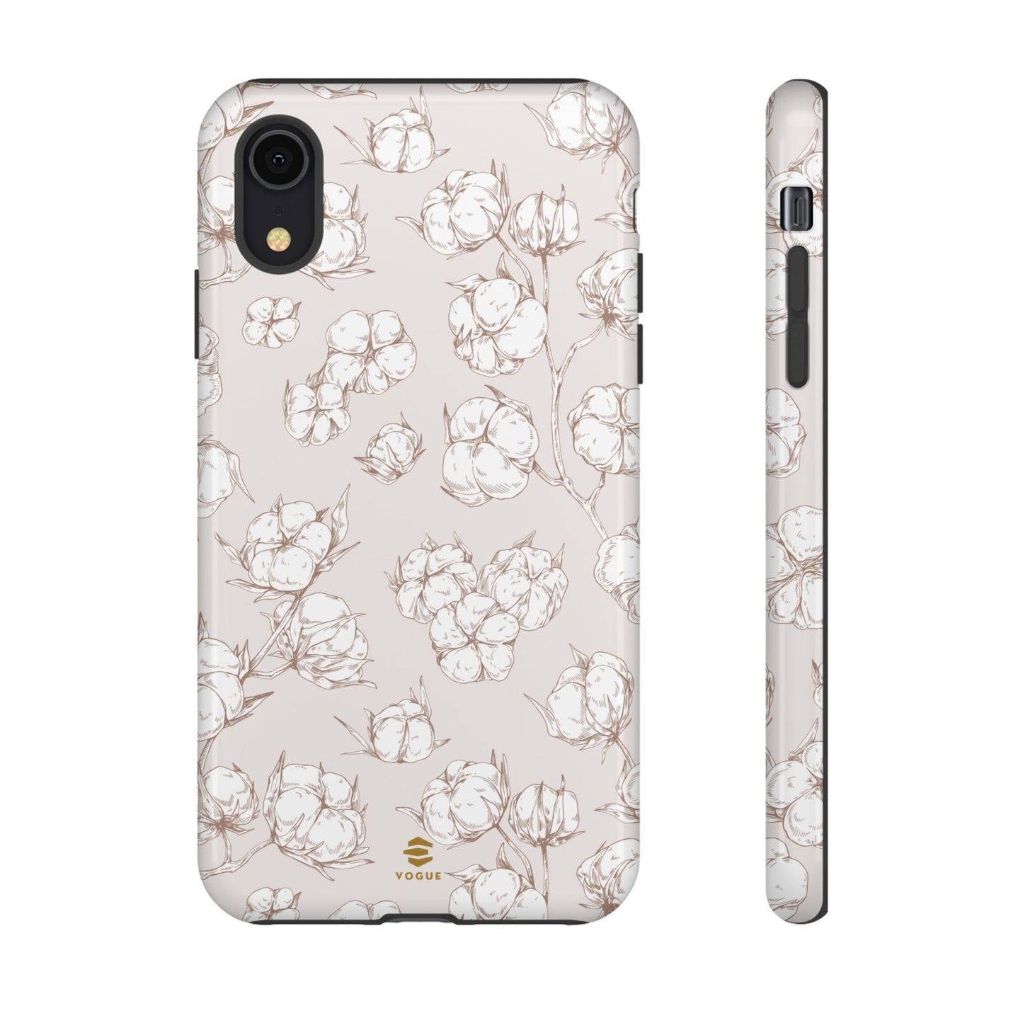 Funda para iPhone con diseño de campo de algodón