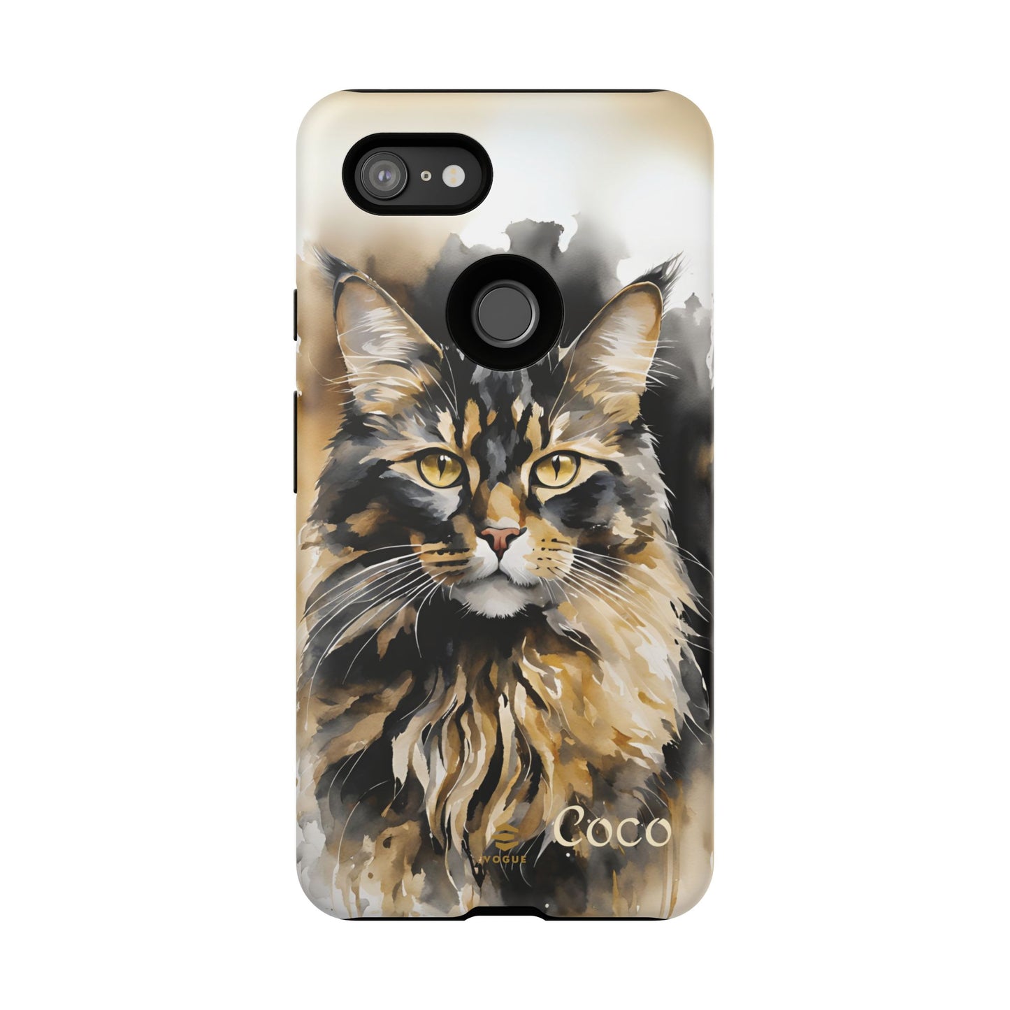 Custom Meow Cat Google Pixel Tough Phone Case