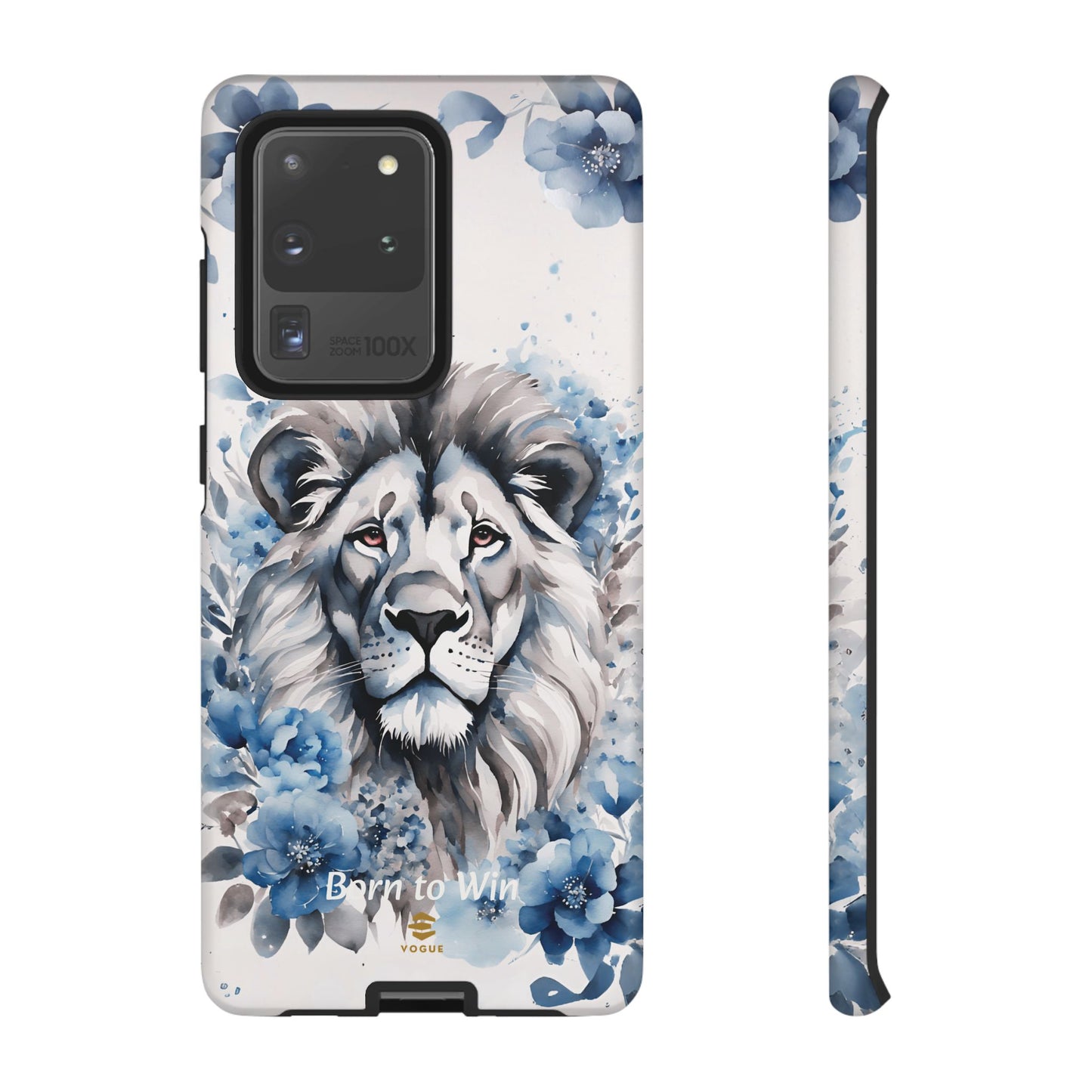 Lion Born to Win Samsung Galaxy Tough Phone Case