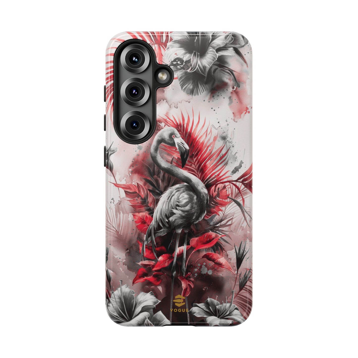 Flamingo Tropical Design Tough Phone Case Samsung