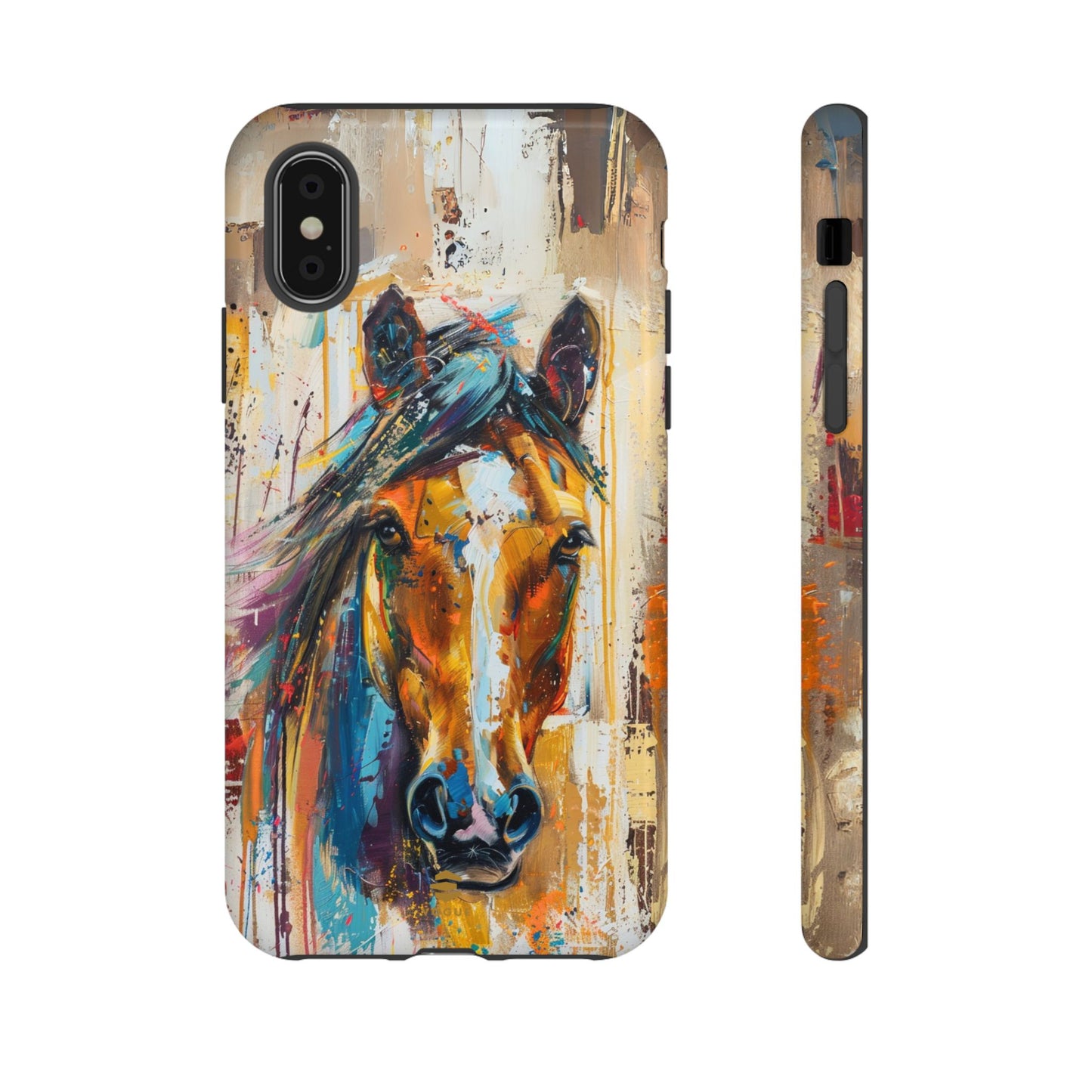 Horse Art iPhone Case - Brown - Though Phone Case
