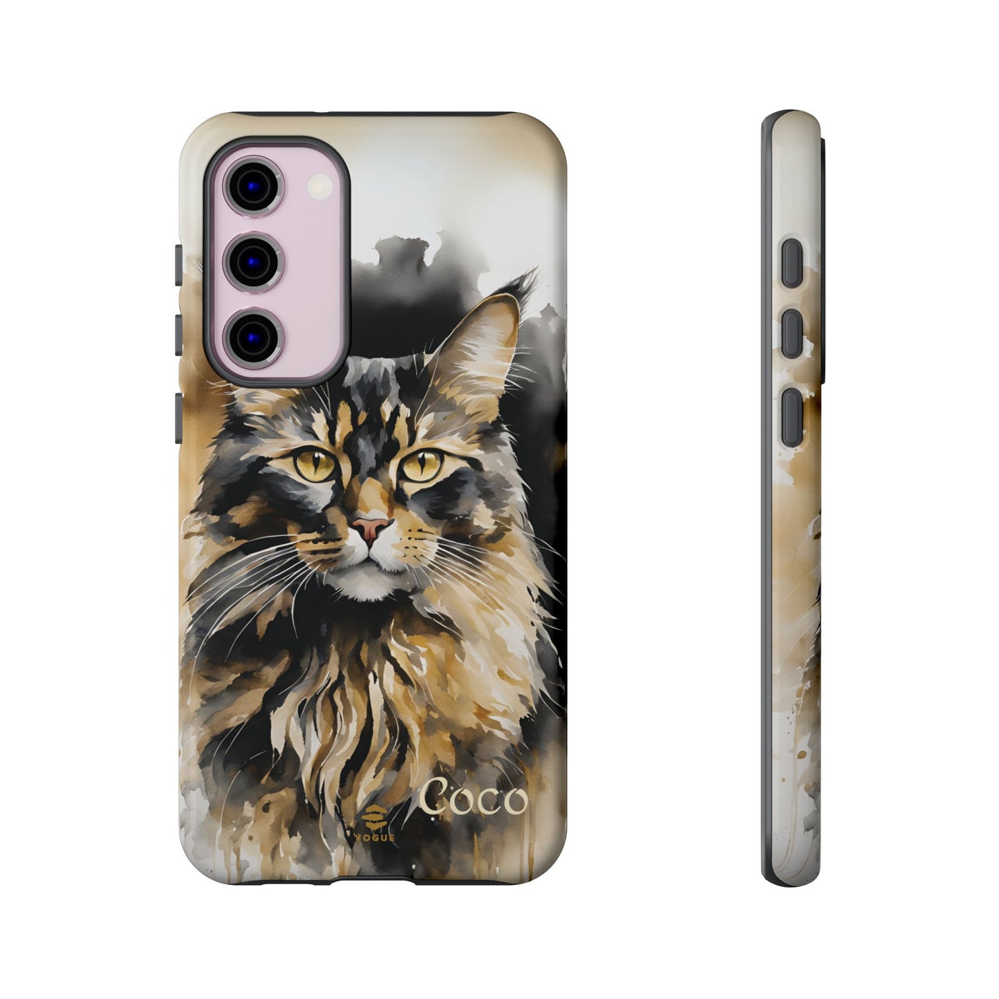 Custom Meow Cat Samsung Galaxy Tough Phone Case