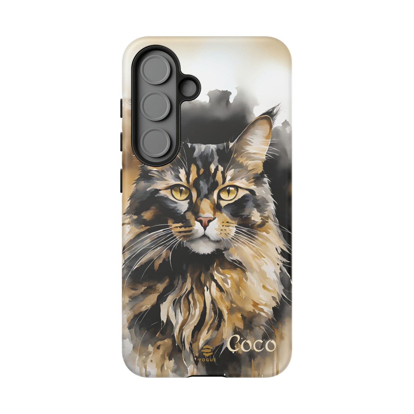 Custom Meow Cat Samsung Galaxy Tough Phone Case