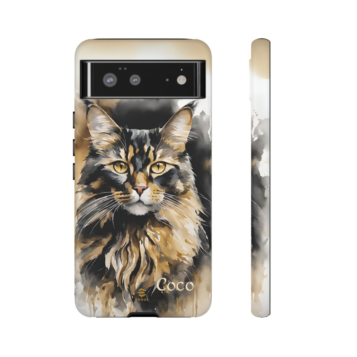 Custom Meow Cat Google Pixel Tough Phone Case