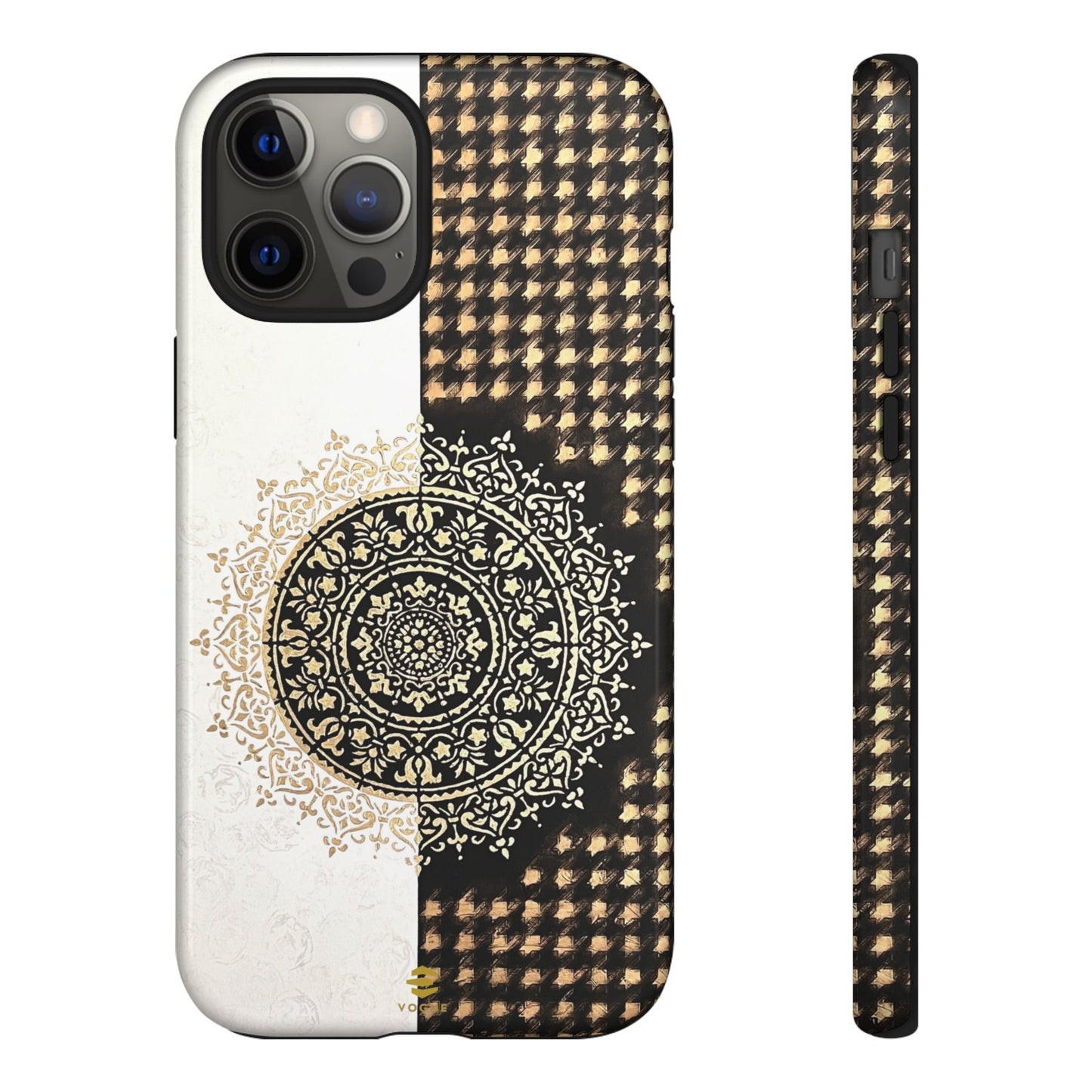 Funda para iPhone con pintura abstracta de mandala