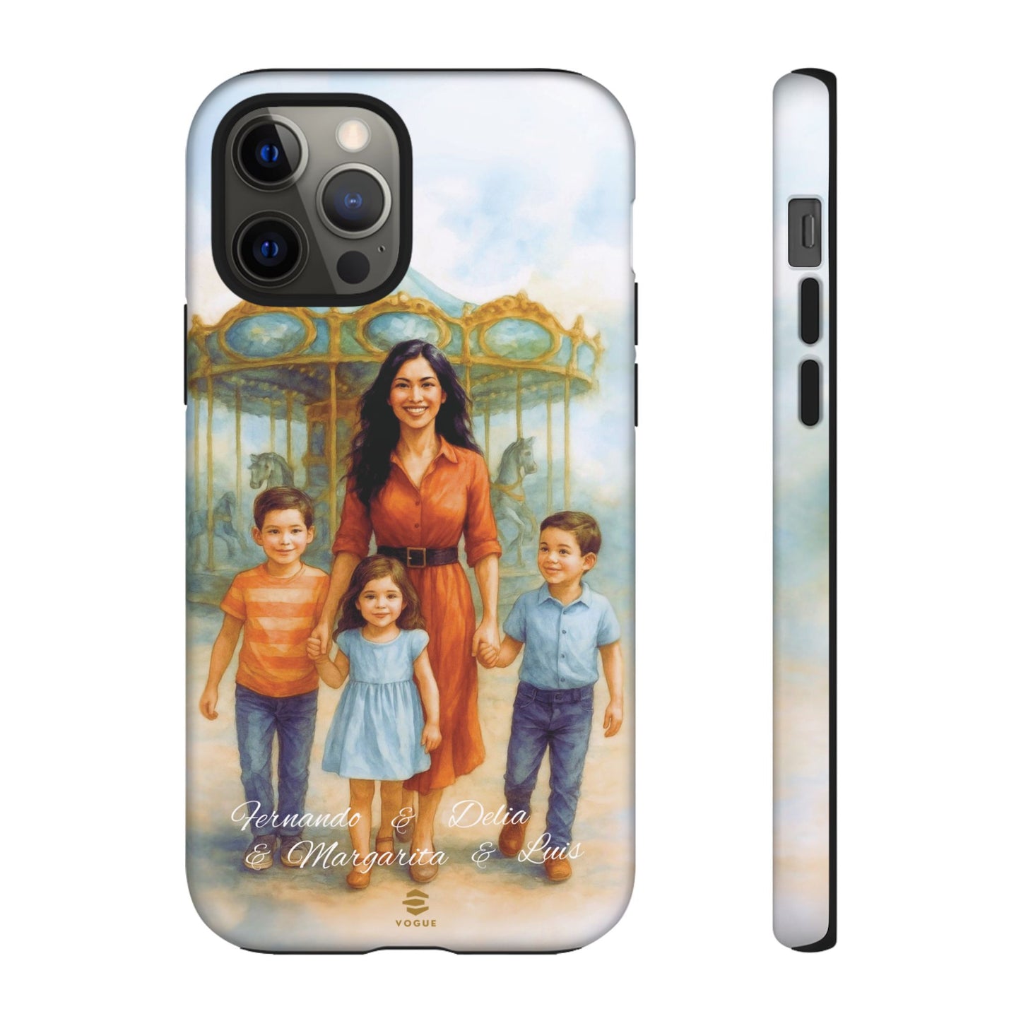 Custom Fun Family Day Phone Case for iPhone