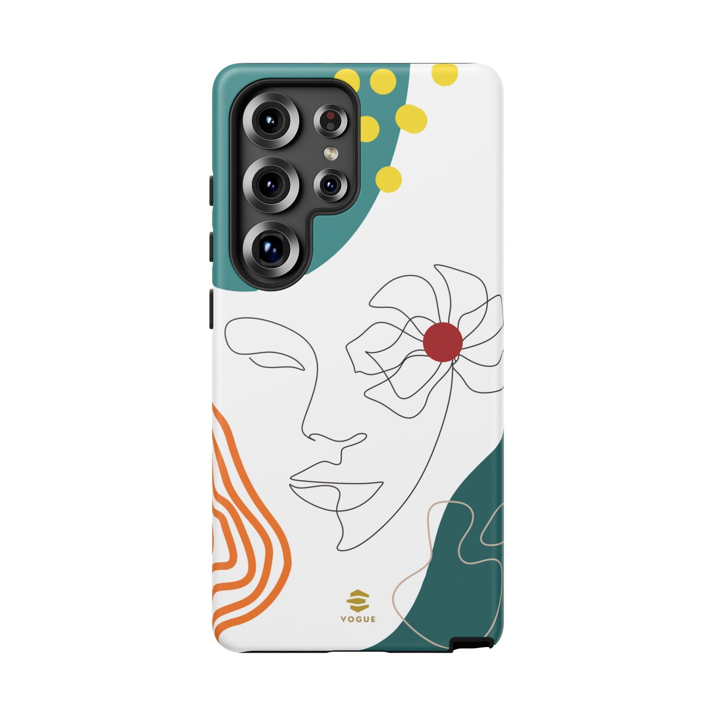 Women Face Line Art Phone Case Samsung