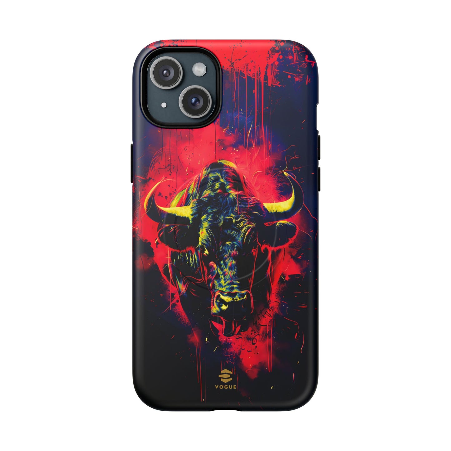 Bull Navy MagSafe iPhone Case