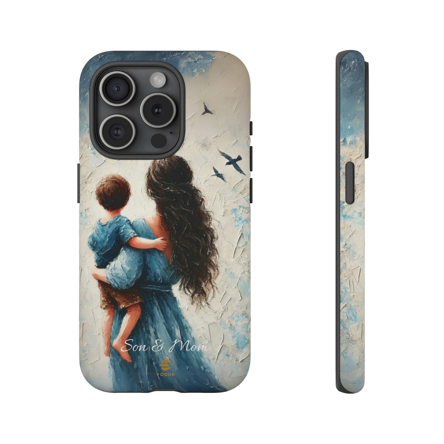 Custom Son & Mom iPhone Tough Case