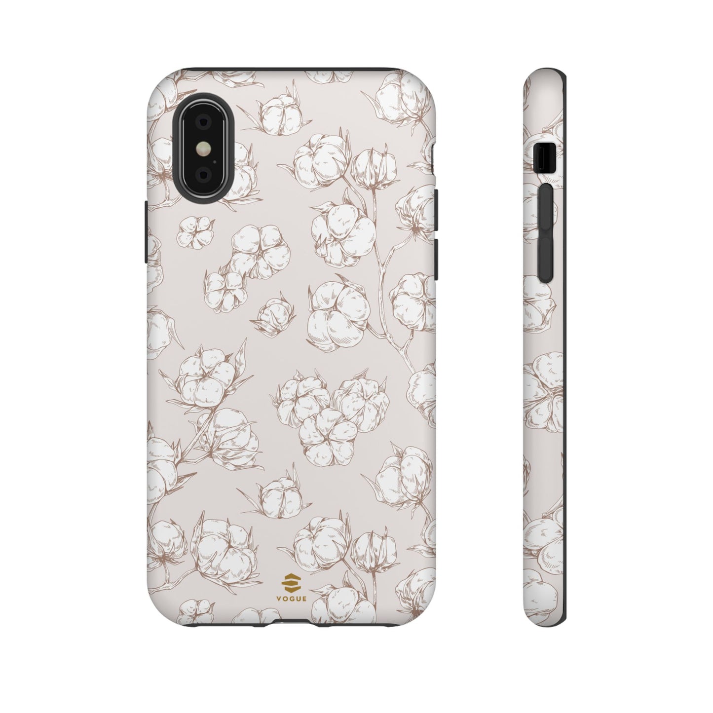 Funda para iPhone con diseño de campo de algodón