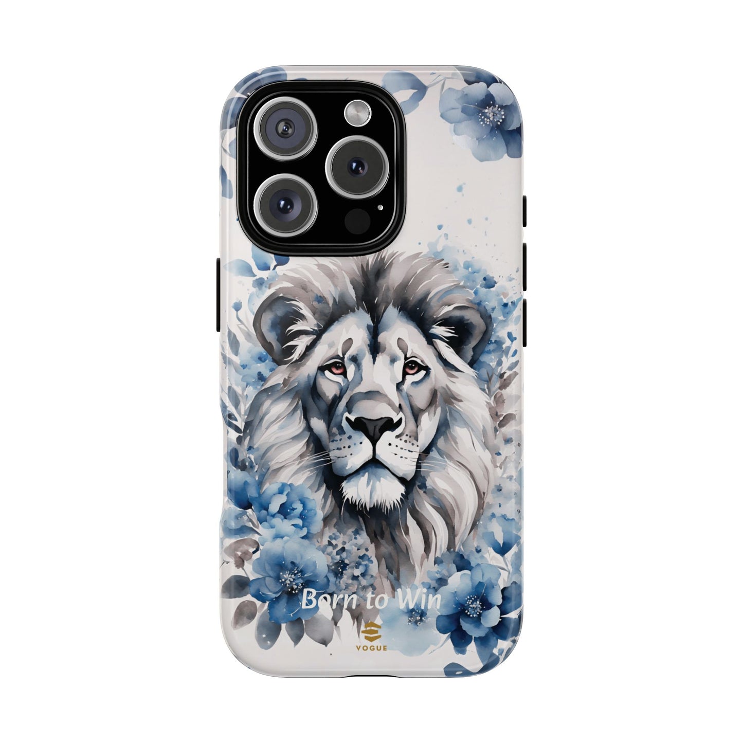 Lion Born to Win iPhone Tough Phone Case