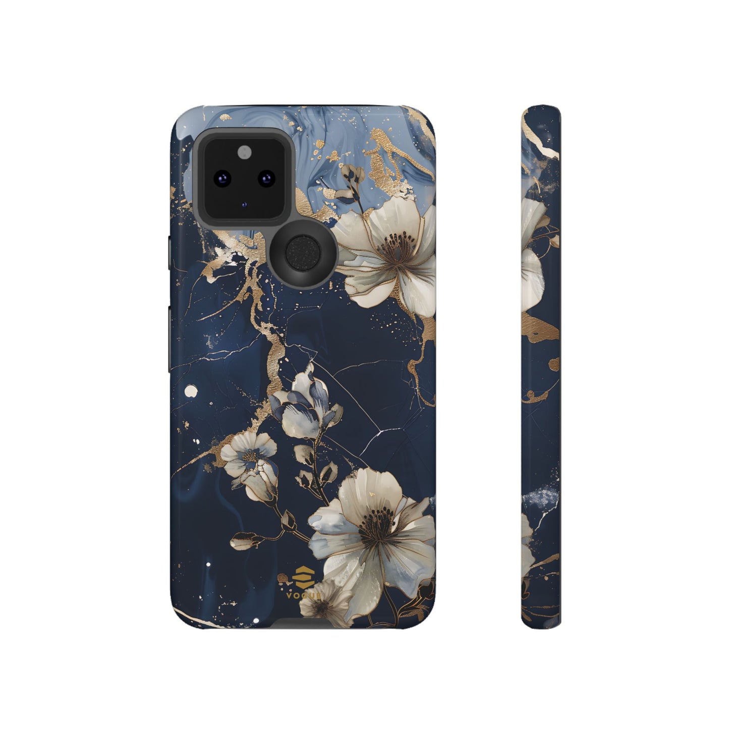 Funda para Google con diseño floral de mármol