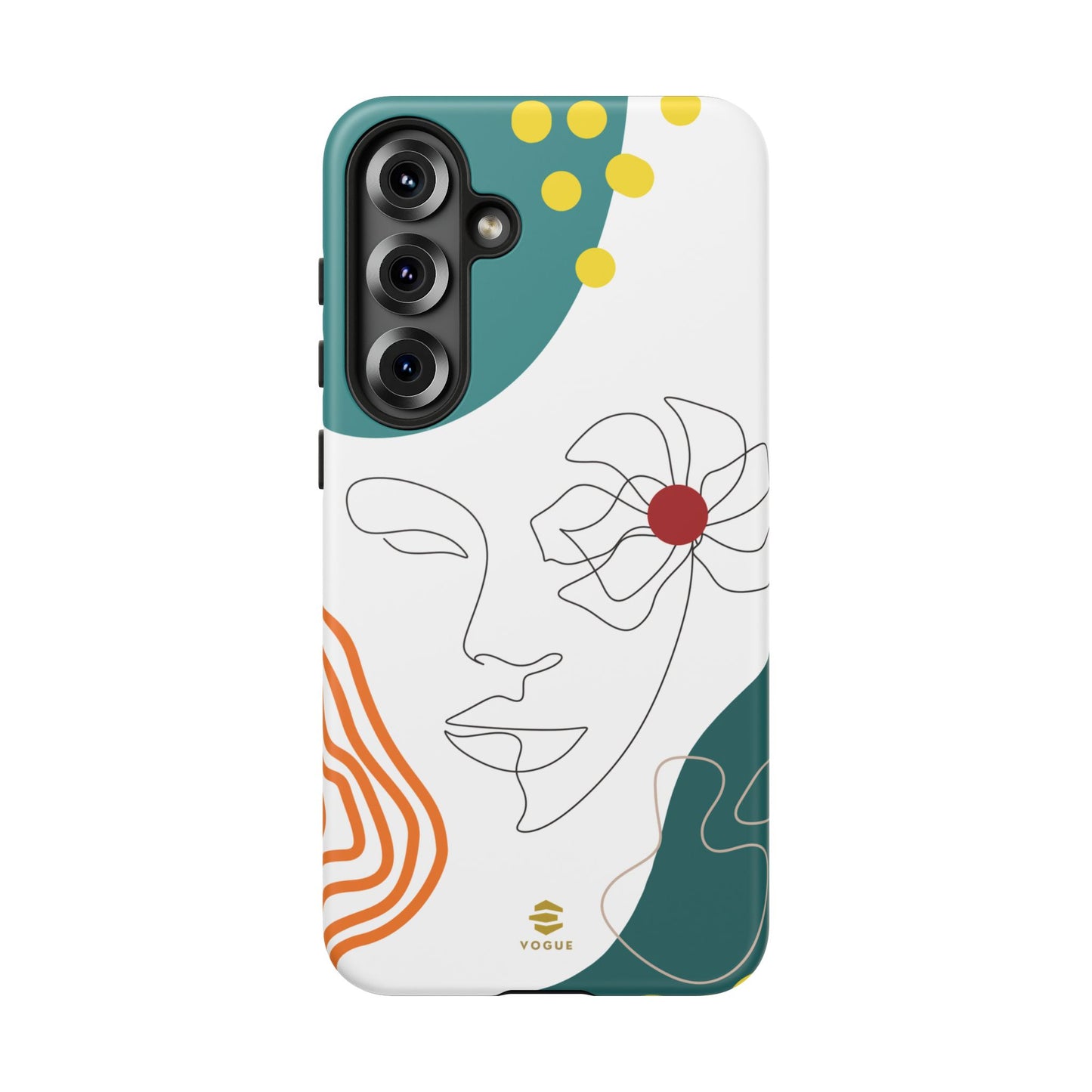 Women Face Line Art Phone Case Samsung