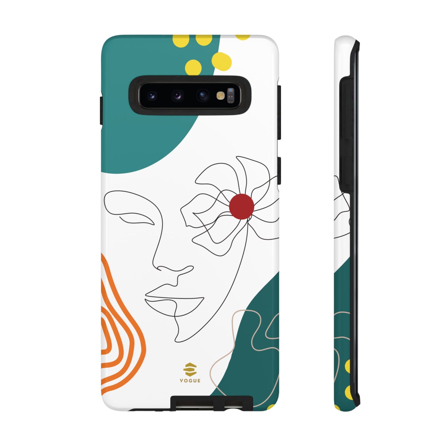 Women Face Line Art Phone Case Samsung
