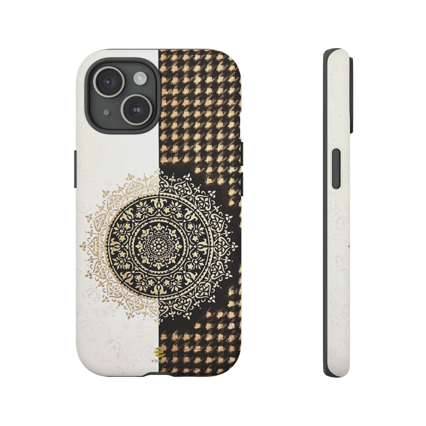Funda para iPhone con pintura abstracta de mandala