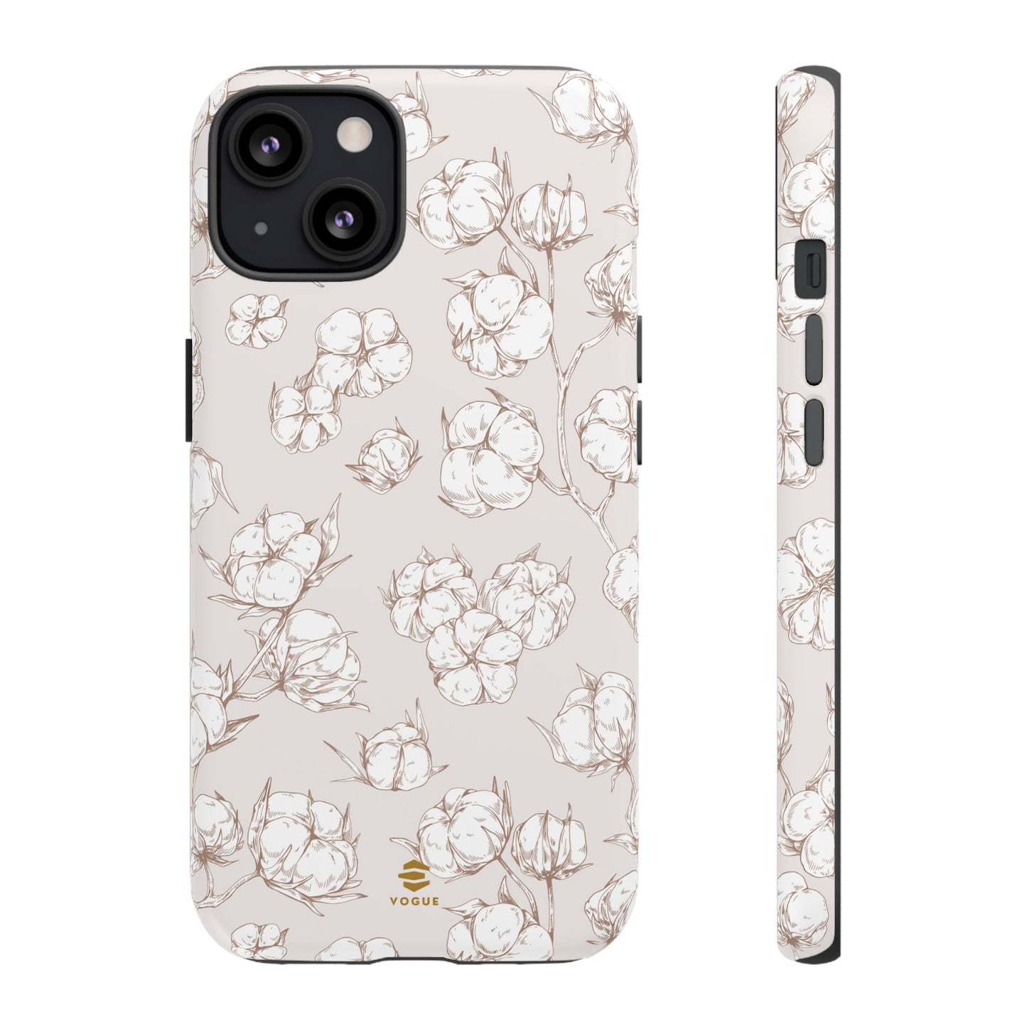 Funda para iPhone con diseño de campo de algodón