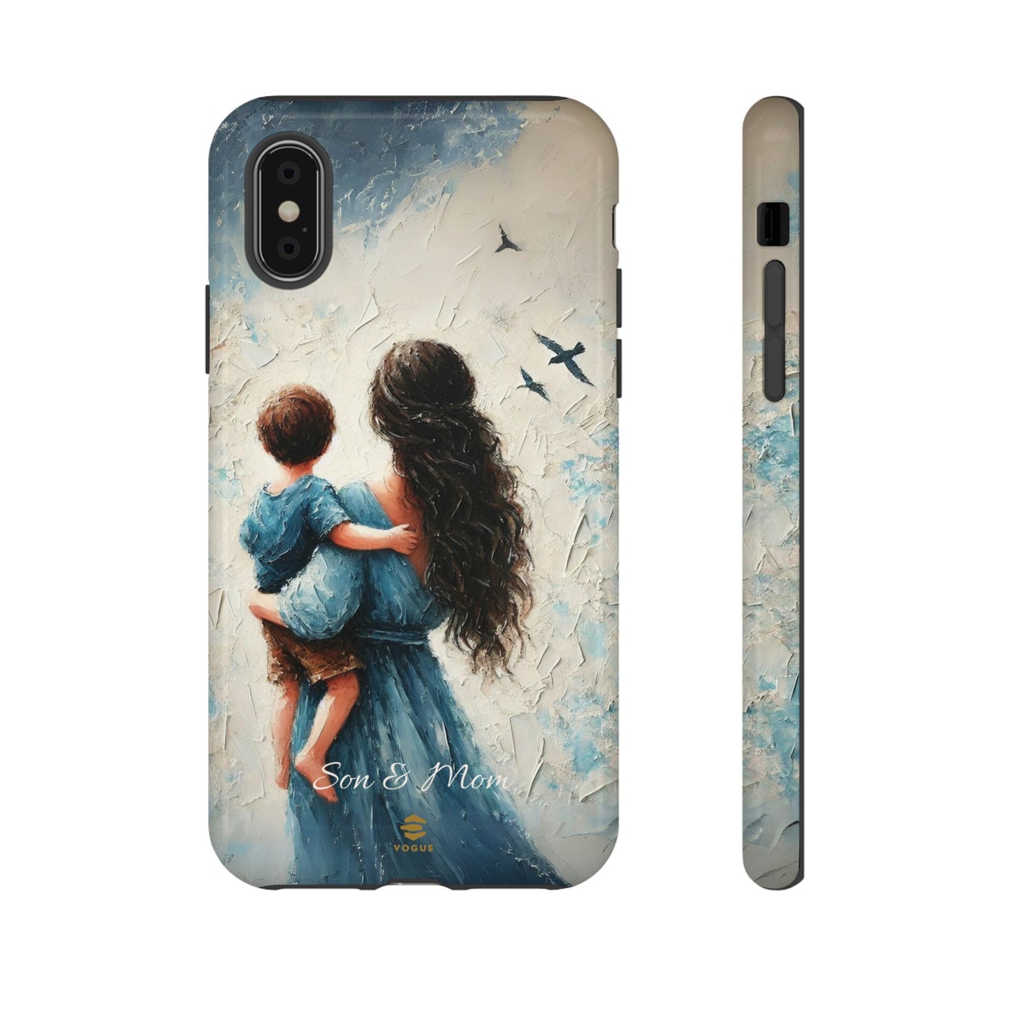 Custom Son & Mom iPhone Tough Case
