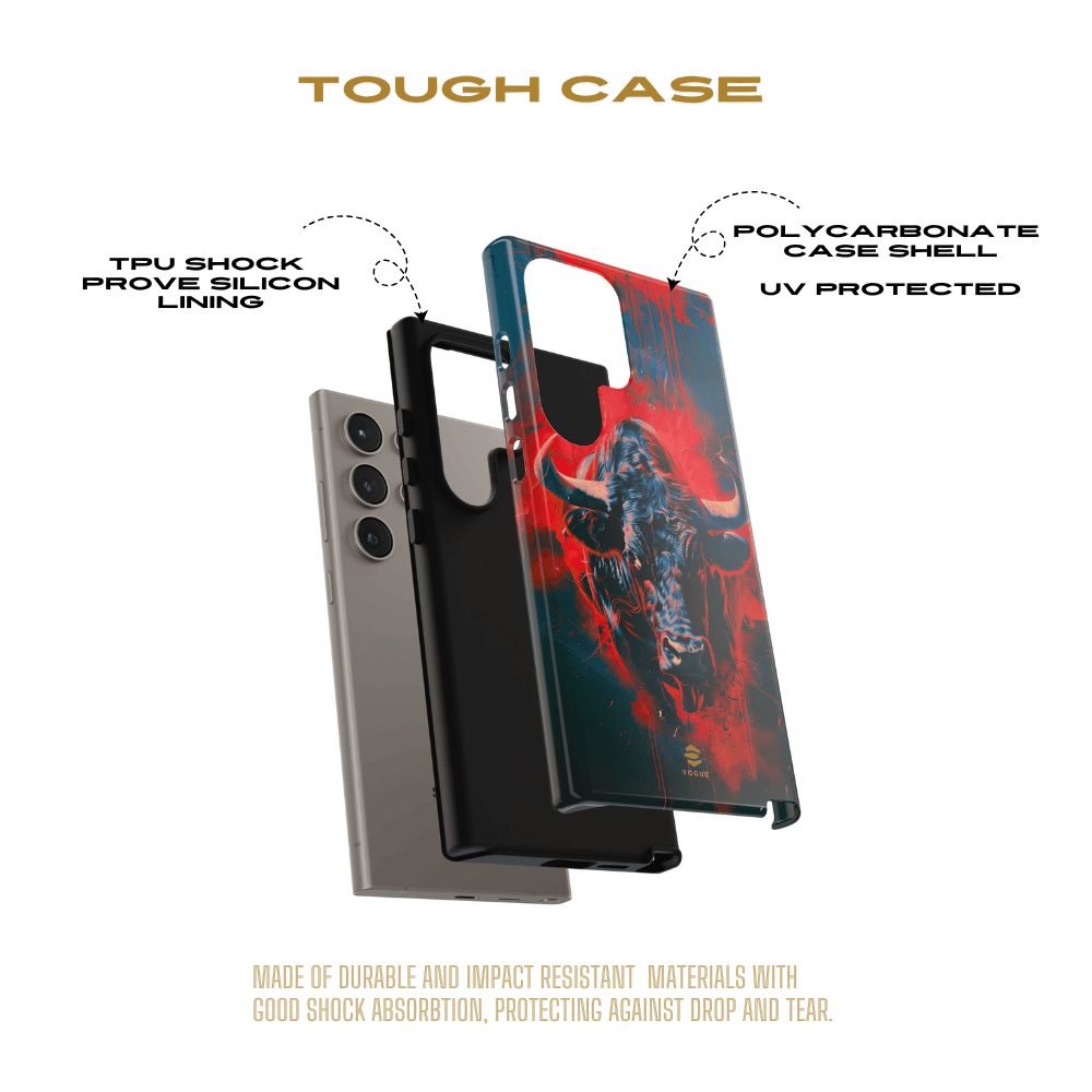 Bull Teal Samsung Galaxy phone case
