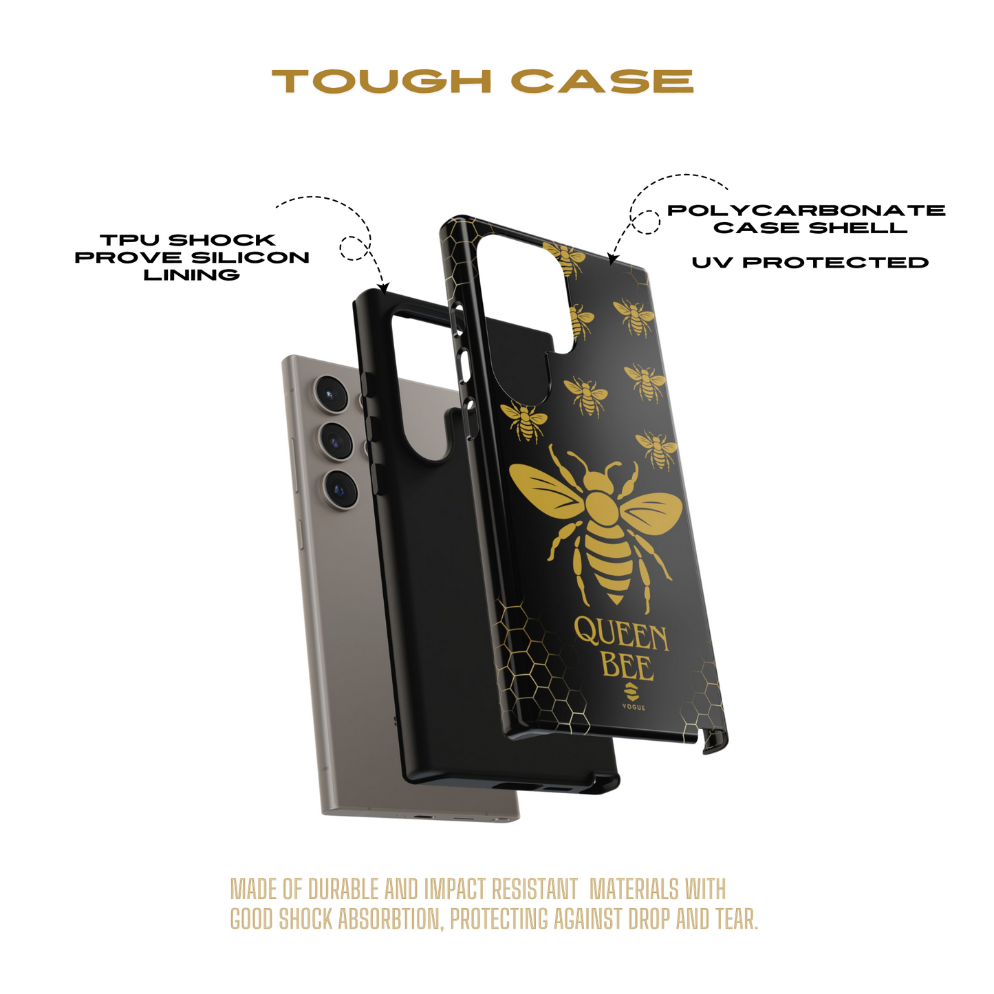 Funda para Samsung con diseño de abeja reina