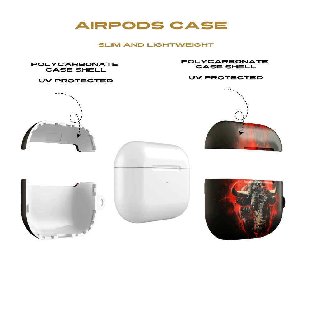 Bull Black AirPod Case