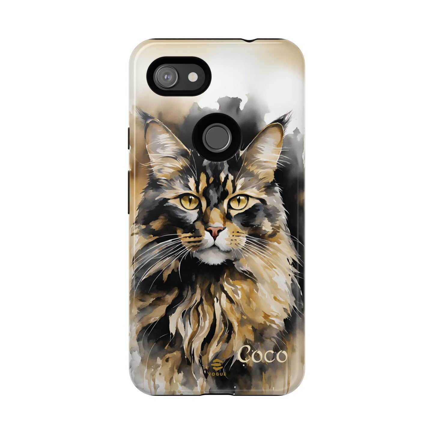 Custom Meow Cat Google Pixel Tough Phone Case