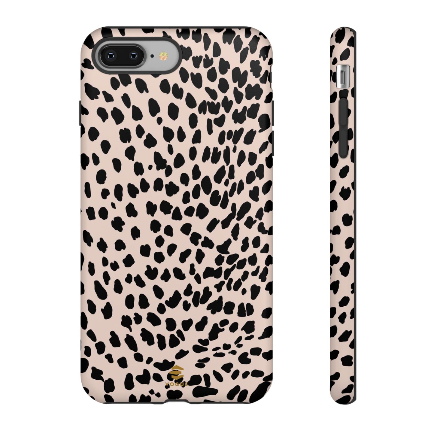 iPhone-Hülle mit Animalprint in Nude
